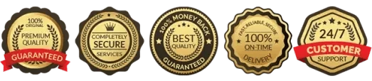100% Satisfaction & Money Back Guarantee